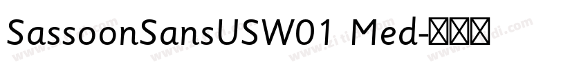 SassoonSansUSW01 Med字体转换